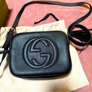 Gucci leather soho disco crossbody bag